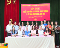 Mặt trận Tổ quốc và các đoàn thể chính trị - xã hội thành phố Hà Nội ký kết giao ước thi đua